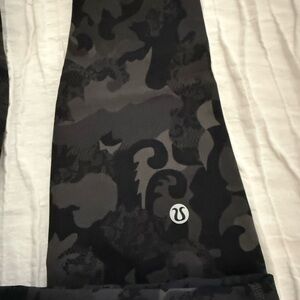 Lulu-B Black Camouflage Leggings